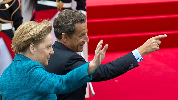 Merkel und Sarkozy suchen in der Frage der Bankenlinie eine gemeinsame Richtung.