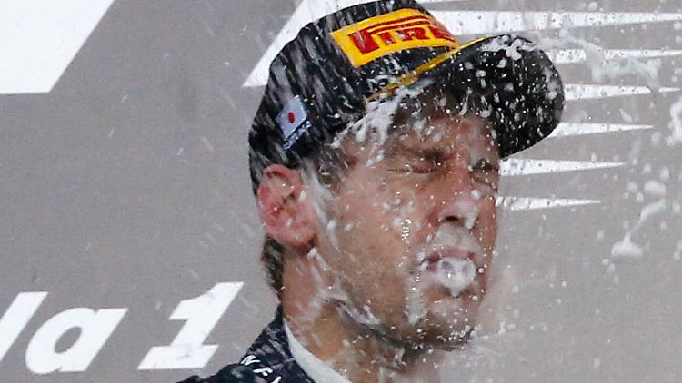 Wir noch immer für nicht volljährig gehalten: Der zweifache Weltmeister Sebastian Vettel.
