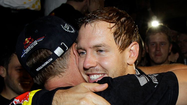 Bedankt sich bei seinem Team: Sebastian Vettel.