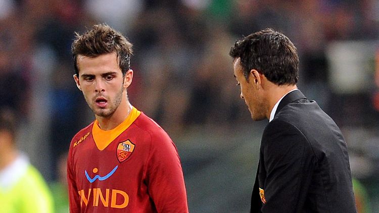 "Heulsuse" Miralem Pjanic, in Diensten des AS Rom.