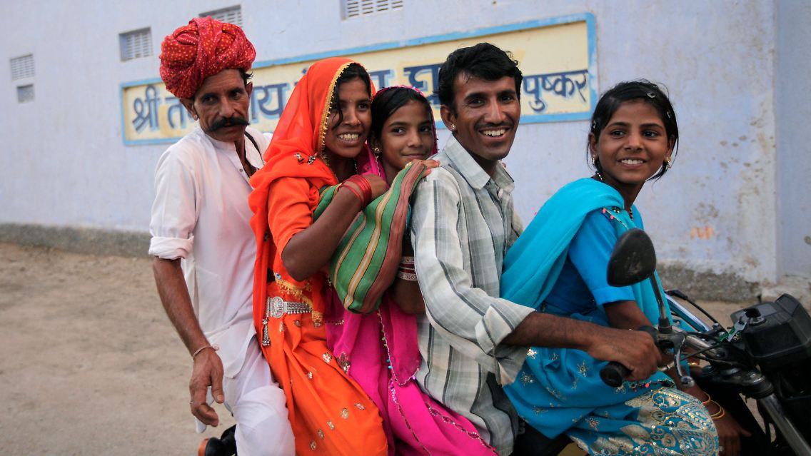 Die Scheidungsrate ist in Indien generell sehr niedrig.