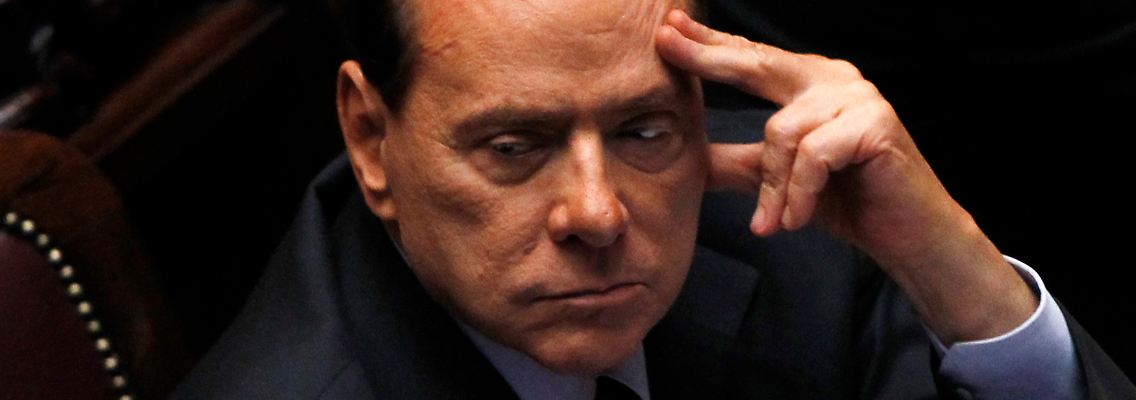 Berlusconi will es noch einmal wissen im Parlament.