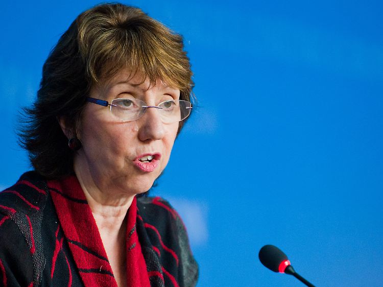 "Eine sehr ernste Sache": Catherine Ashton.