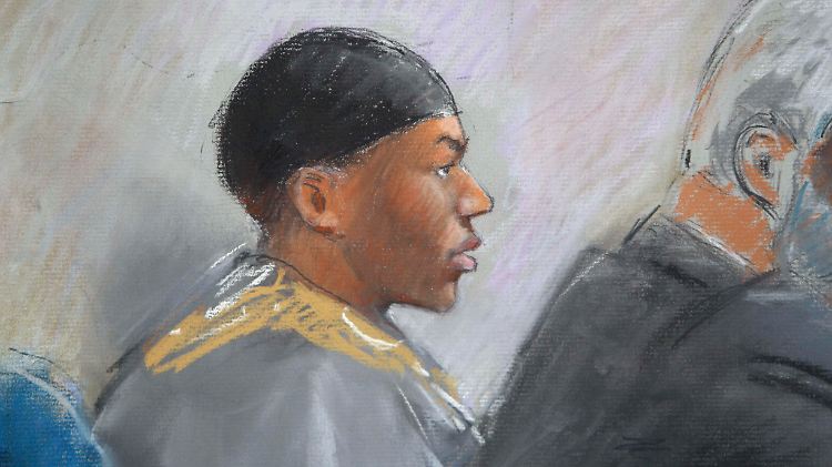Abdulmutallab vor Gericht.