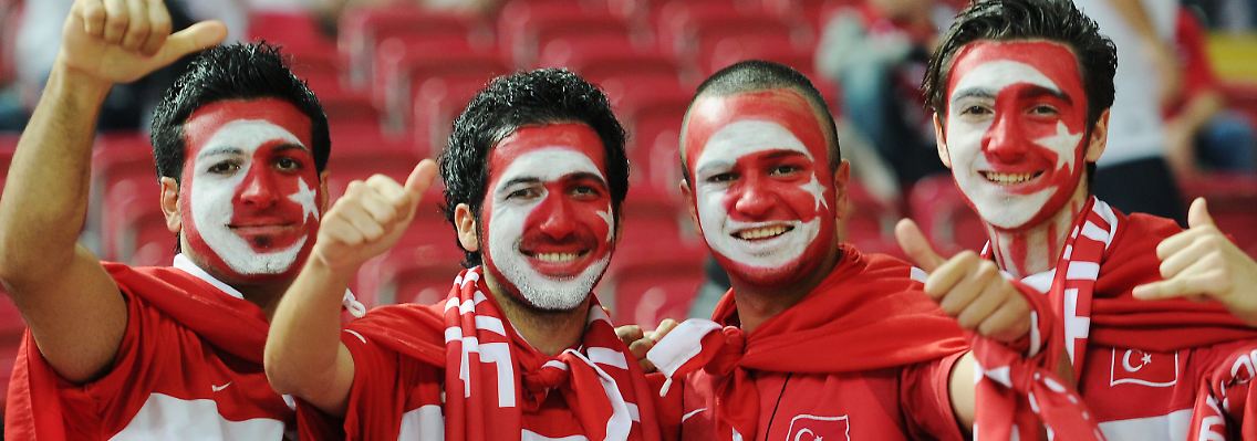 Na dann, viel Spaß: Türkische Fans ins Istanbul.