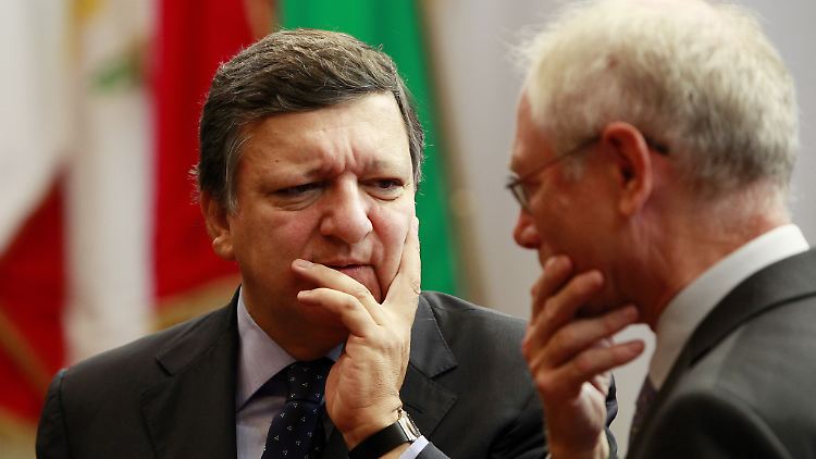 Barroso und Van Rompuy im Zwiegespräch