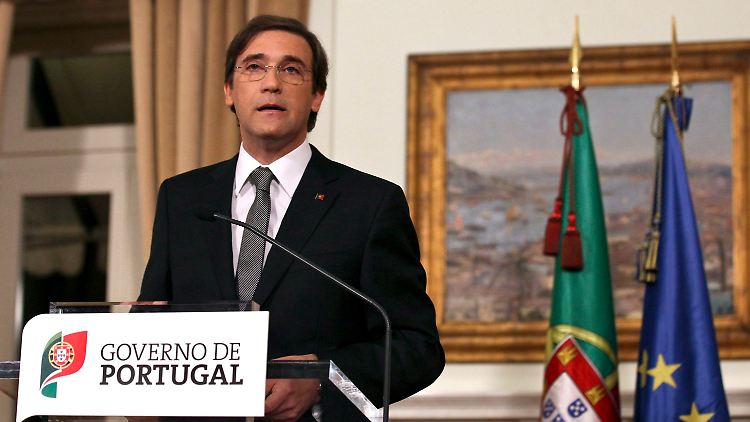 Ausgaben runter, Steuern hoch: Pedro Passos Coelho.