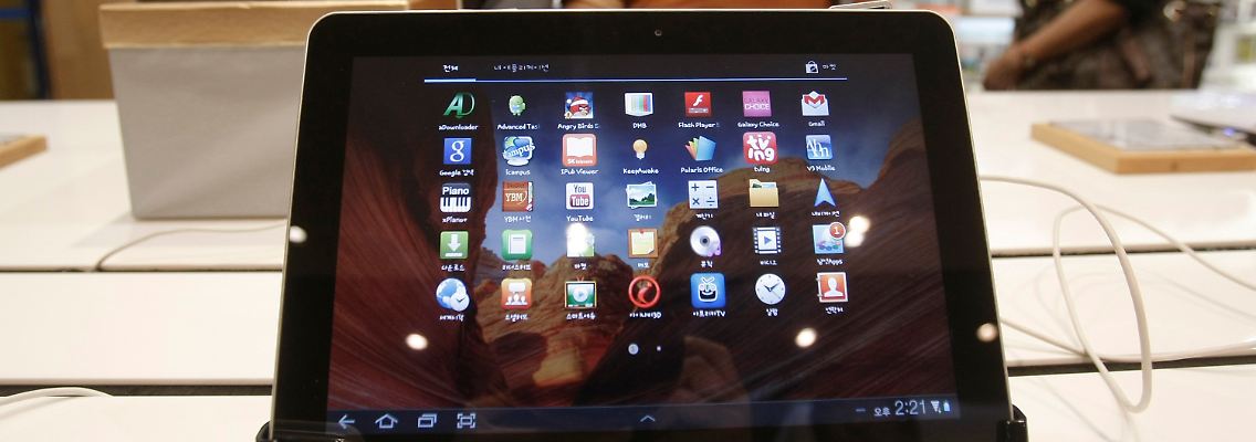 Patent verletzt: Samsung mit seinem Galaxy Tab 10.1