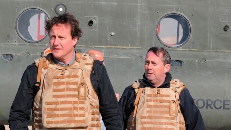 Damals noch gemeinsam an der Front: Cameron (links) und Fox im Jahr 2009.