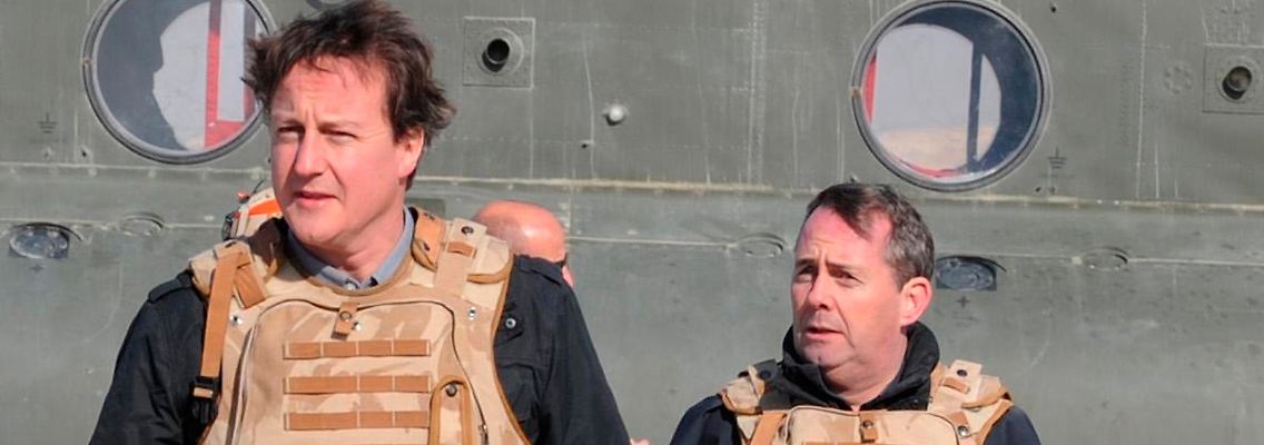 Damals noch gemeinsam an der Front: Cameron (links) und Fox im Jahr 2009.