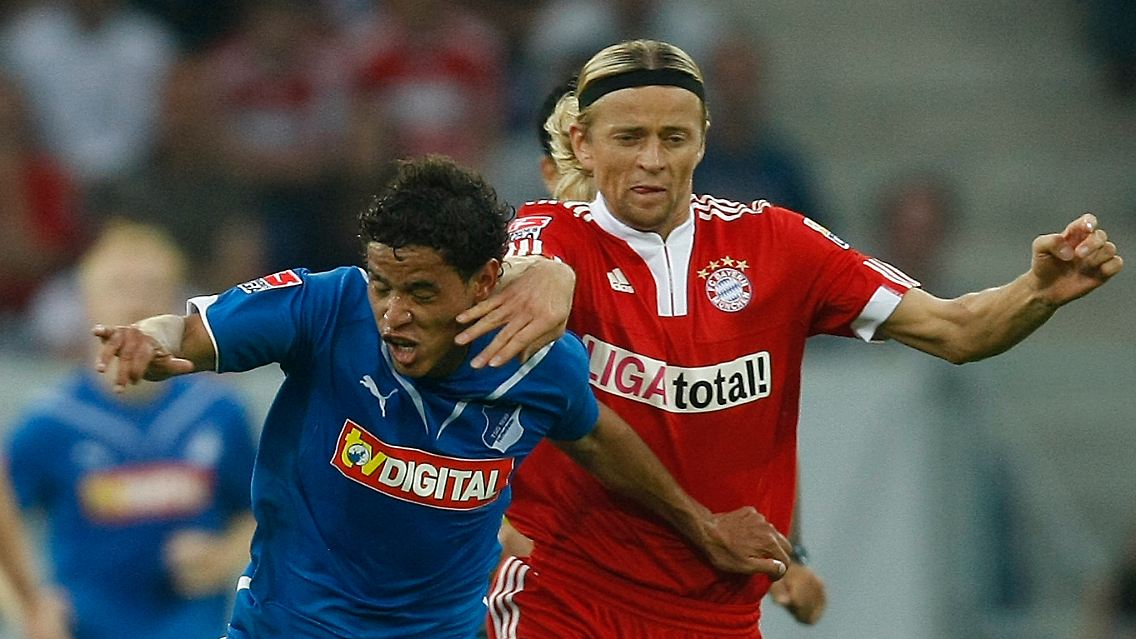 Leicht haben es die Hoffenheimer (in blau) den Bayern nicht gemacht.