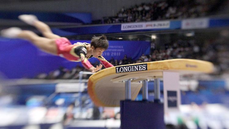 Sprung zu Silber: Oksana Chusovitina sorgte in Tokio für den größten WM-Erfolg im deutschen Frauenturnen.