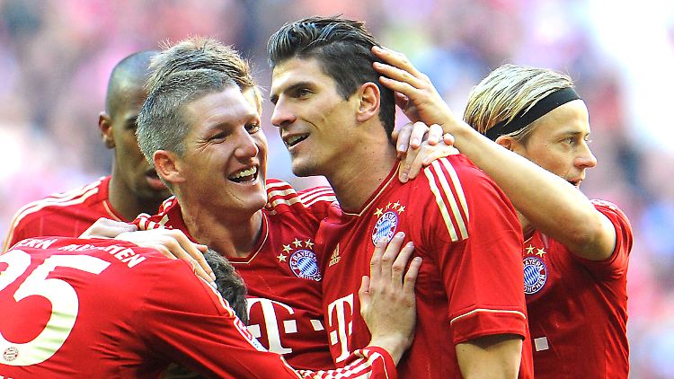 Bayerns Mario Gomez erzielte gegen Hertha seine Saisontore Nr. 9 und 10.