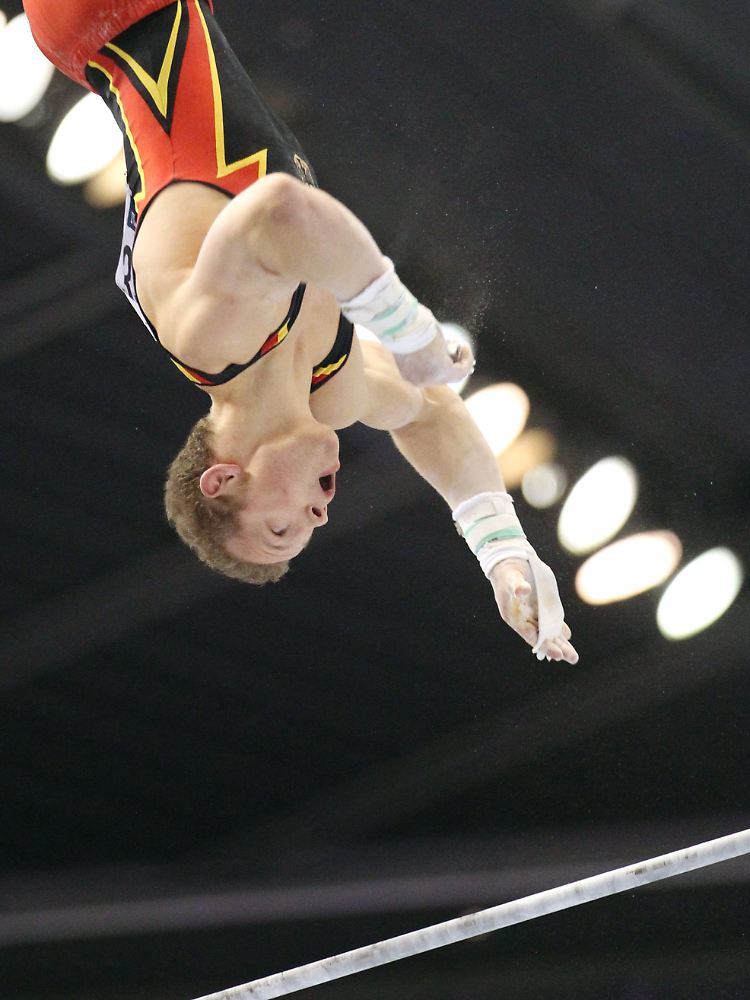 Fabian Hambüchen zeigte eine beeindruckende Flugshow. Drei Konkurrenten waren dennoch besser.