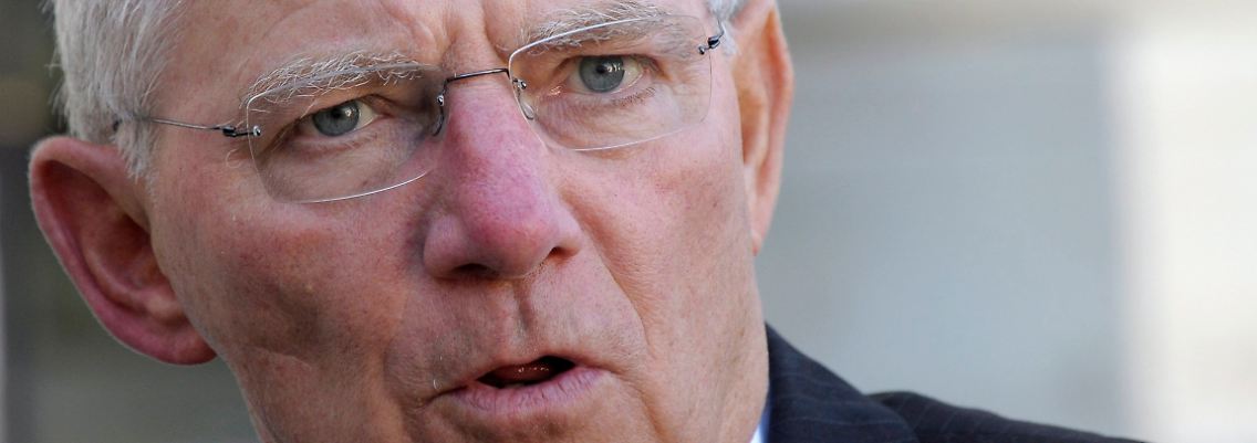 Schäuble macht ein kleines Zugeständnis.