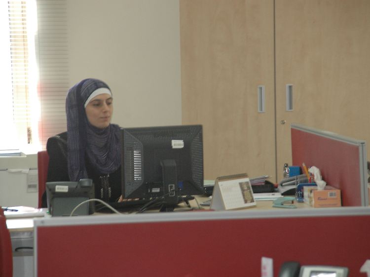 Ein Blick in die "koschere" Börse von Nablus.