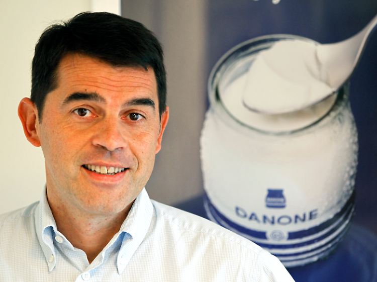 Weiß alles über das Geschäft mit Milch-Produkten: Danone-Finanzchef Pierre-Andre Terisse.