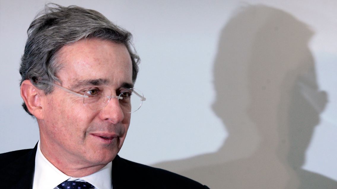 Kolumbiens Staatschef Uribe blieb dem UNASUR-Gipfel fern.