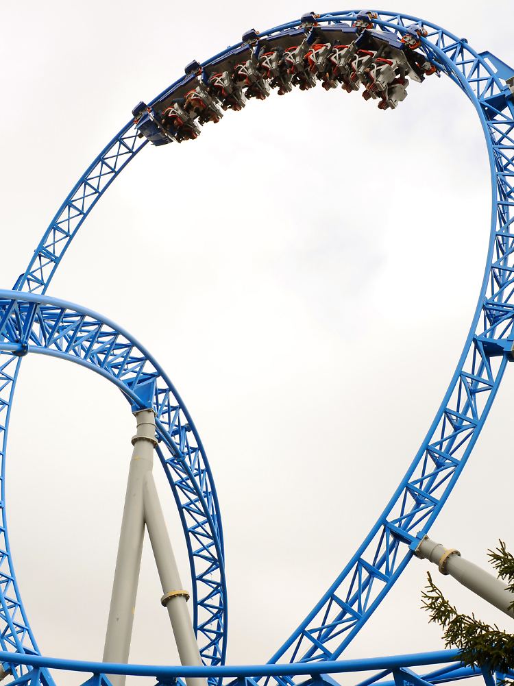 Achterbahn des Europa-Parks in Rust.