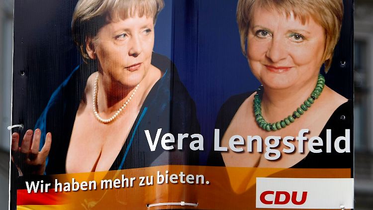 Wir haben mehr zu bieten": Das Wahlplakat der Berliner CDU-Bundestagskandidatin Lengsfeld.