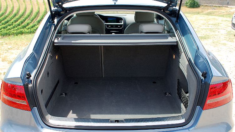 Ganz schön viel Platz: 480 Liter Ladevolumen bietet der Sportback, bei umgelegter Rückbank sind es 980 Liter.
