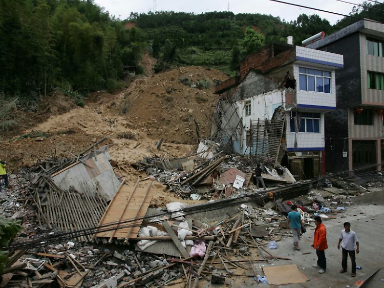 "Morakot" hinterließ auch in China eine Spur der Verwüstung.