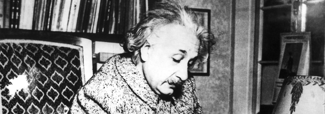 Albert Einstein.