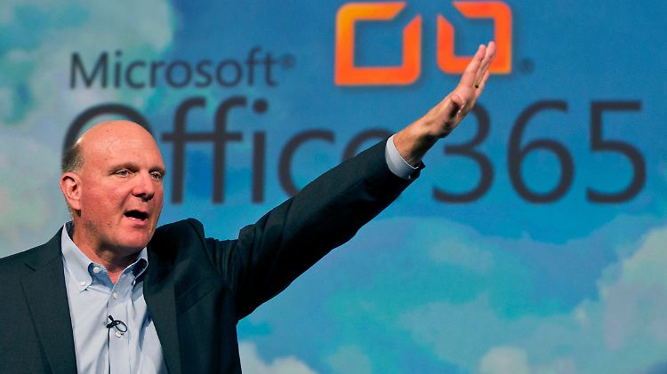 Microsoft will wieder mehr verdienen als Apple. Office und Windows laufen gut, Probleme gibt's in der Online-Sparte.