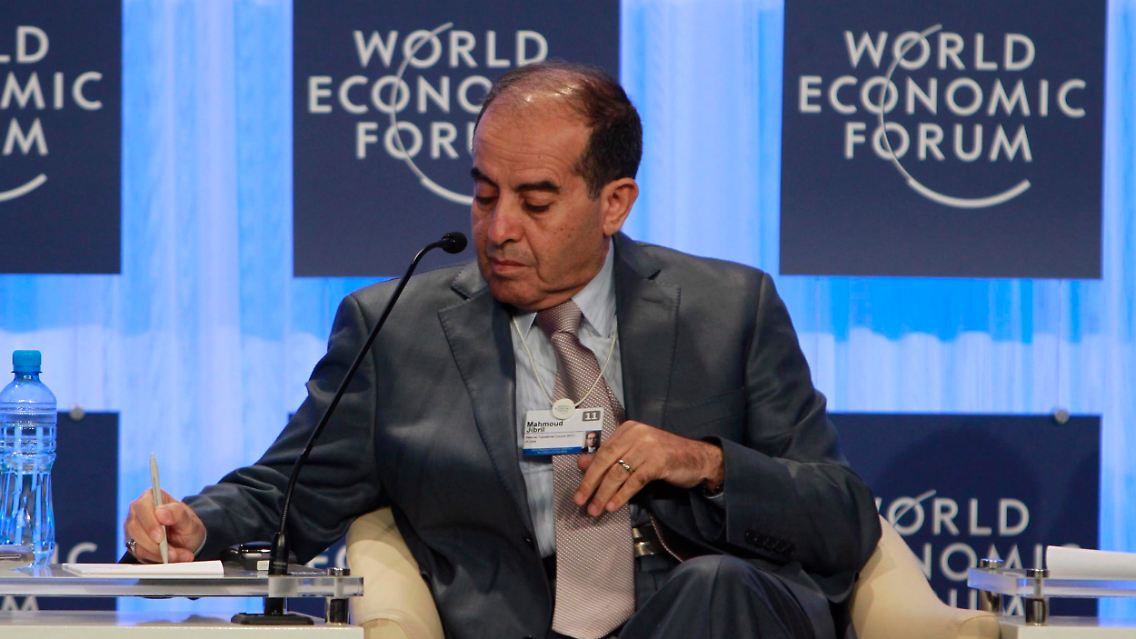 Libyens amtierender Regierungschef Mahmud Dschbril auf der WEF-Tagung.