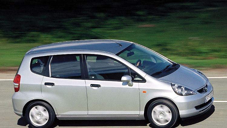 Unauffällig: Ein Honda Jazz von 2001.