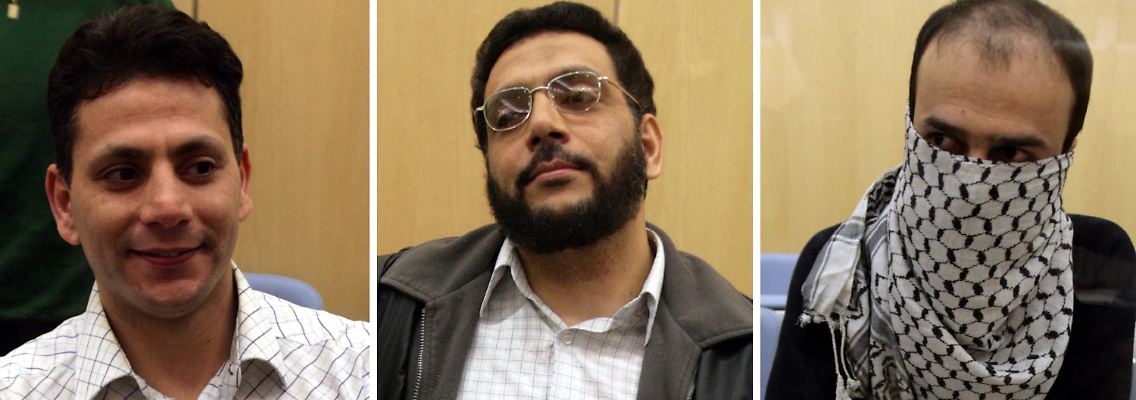 Geld für den "Heiligen Krieg": Die Angeklagten Ismail Abu S., Yasser Abu S. und Mohamed Ibrahim K. (von links nach rechts).