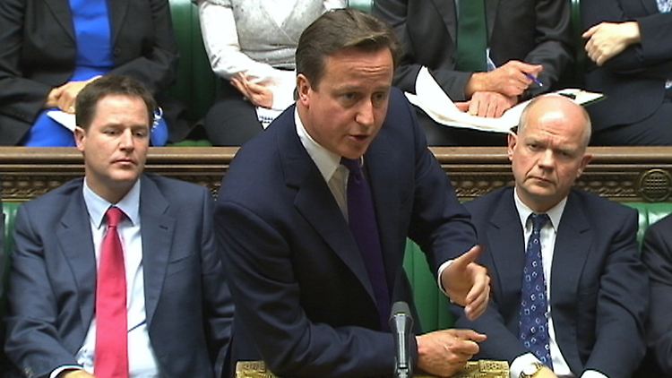 Schuss vor den Bug: Cameron bekommt starken Gegenwind aus seiner Partei.