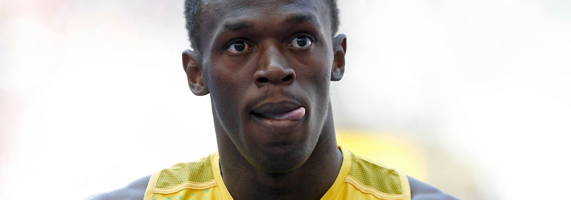 Verschwand nach seinen Vorläufen wortlos in den Stadionkatakomben: Usain Bolt.