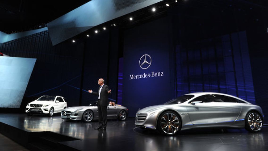 Daimler-Chef Dieter Zetsche auf der IAA in Frankfurt.