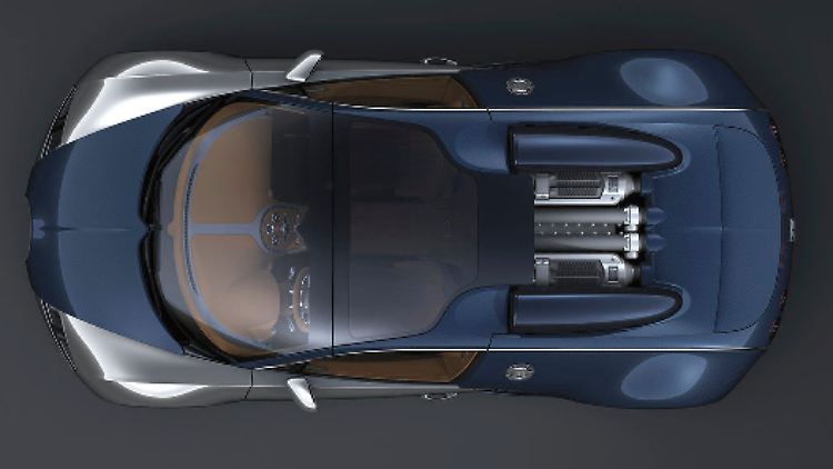 Zweifarbigkeit auf zwei Materialien: Der Bugatti "Sang Bleu"