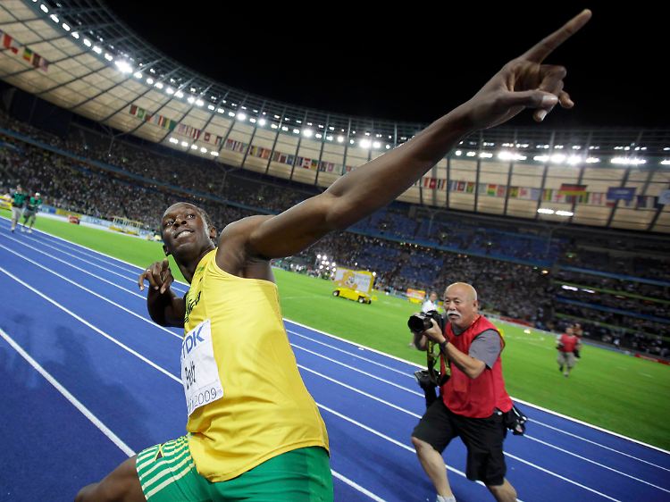 Trotz großer Posen läuft bei Bolt der Verdacht stets mit.