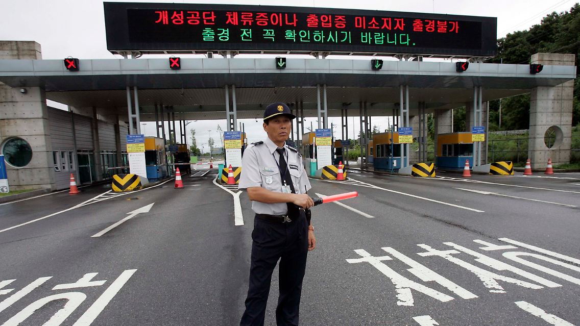 Koreanischer Grenzübergang: Familien sollen bald wieder reisen dürfen.
