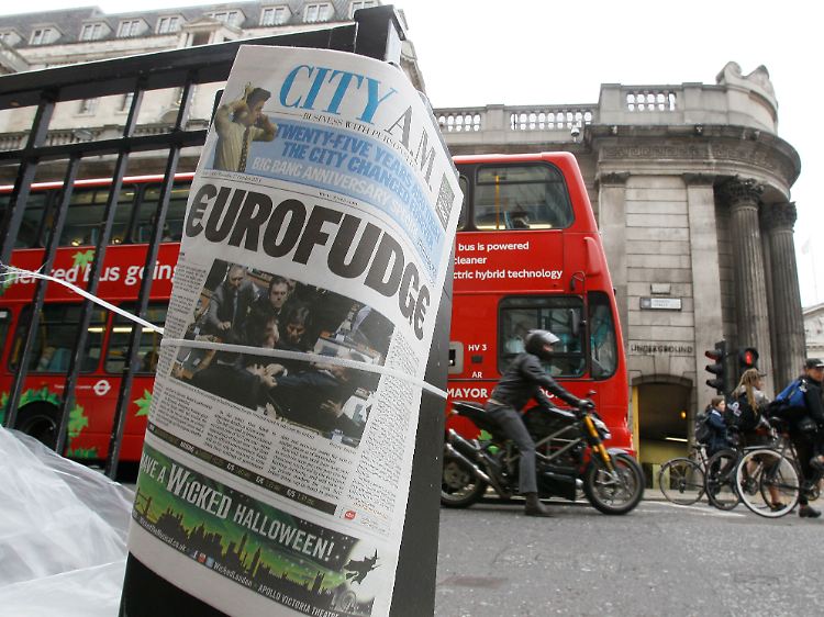 Die Briten gehören nicht zum Euro-Raum und wollen sich auch nicht den Rettung des Euro beteiligen.
