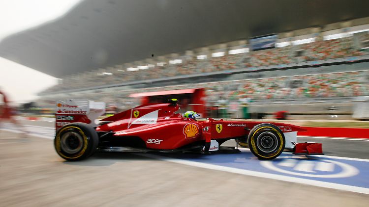 Schnell in Indien: An Felipe Massa kam im Training keiner heran.