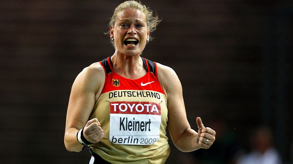 Frohlockt: Nadine Kleinert.