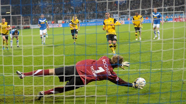 Bochums Keeper Luthe hielt seinen Kasten sauber.