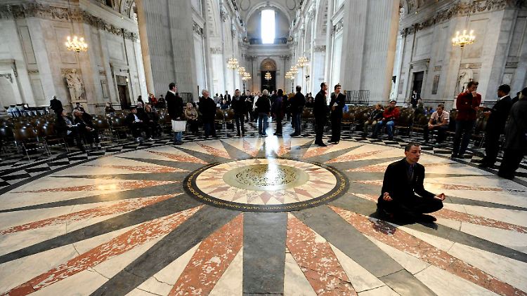 "Occupy London": Stiller Protest in der Kathedrale von St. Paul.