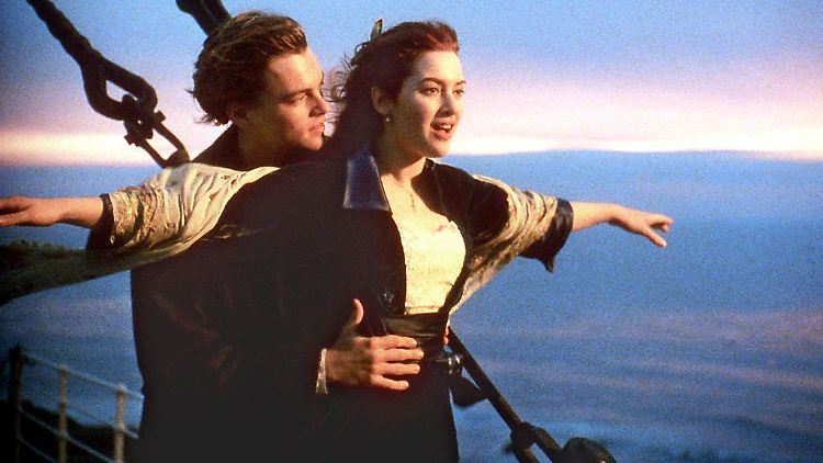 Begeisterten ein Millionenpublikum: Leonardo DiCaprio und Kate Winslet in "Titanic" von 1997.
