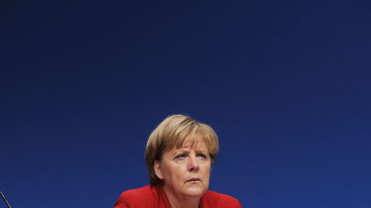 Merkel auf der CDU-Regionalkonferenz in Karlsruhe im September.