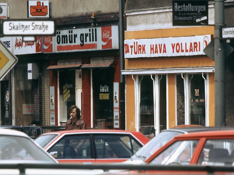 Türkische Geschäfte in Kreuzberg.