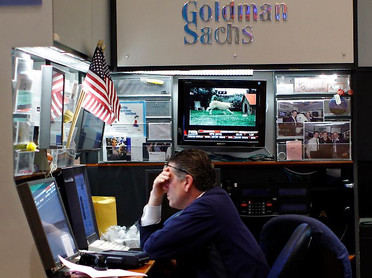 Im Goldman-Stand an der NewYorker Börse: "Das wird nicht ohne Folgen für die USA bleiben."