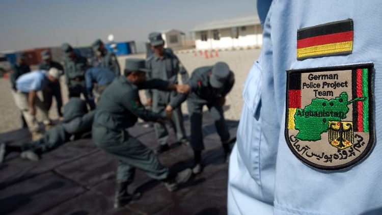 Die deutsche Polizei in Afghanistan.