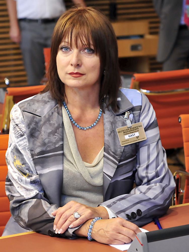 Gabriele Pauli von der Partei "Freie Union" im Jakob Kaiser Haus in Berlin bei der zweiten Sitzung des Bundeswahlausschusses zur Bundestagswahl 2009.