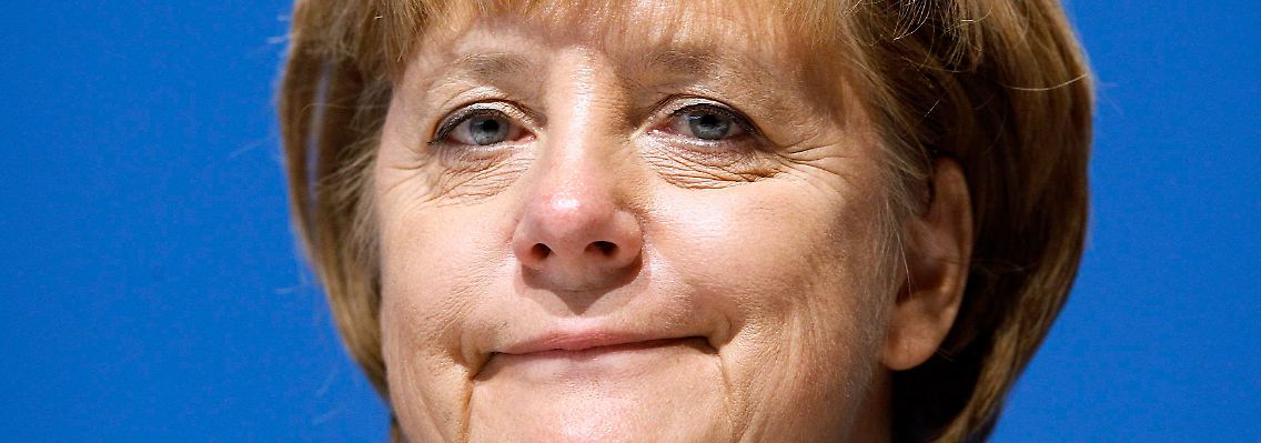 Bleibt auf Modernisierungskurs: Merkel blinkt links.