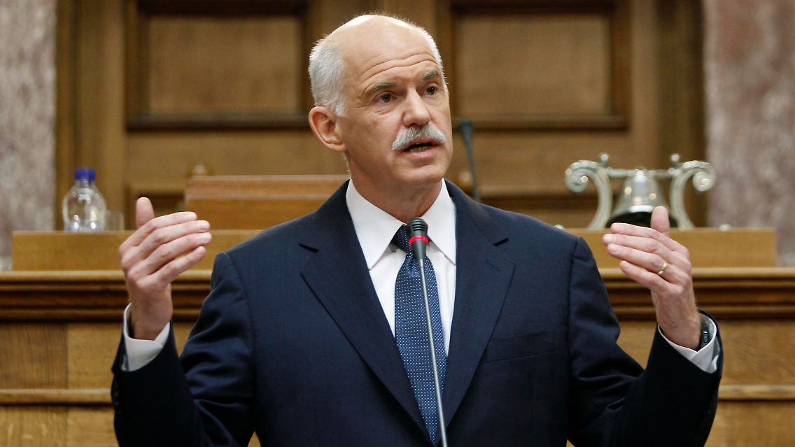 Giorgos Papandreou reagiert auf die schlechte Stimmung in seinem Land.